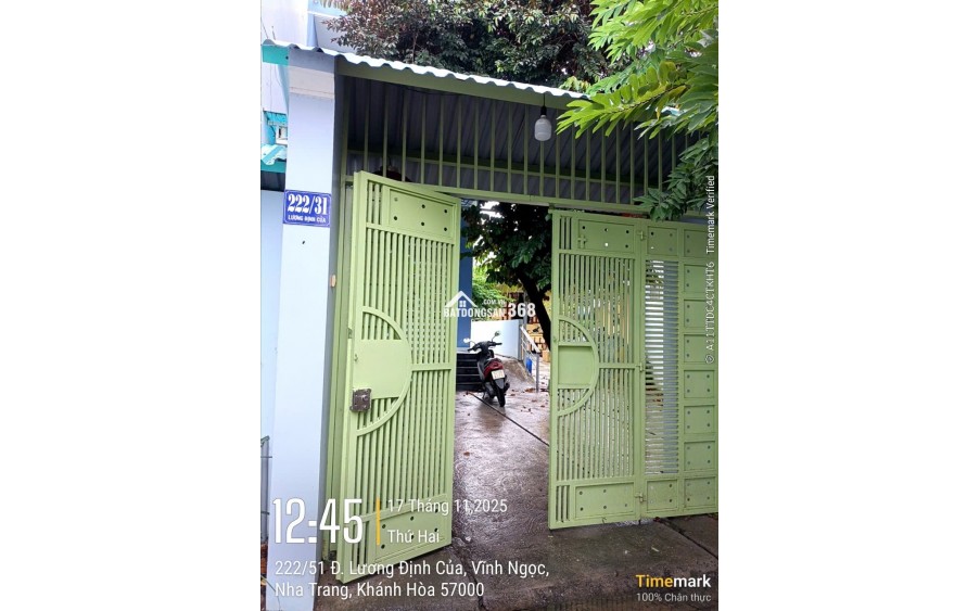 Bán 2 căn nhà vườn, phố Lương Định Của, Vĩnh Ngọc, Nha Trang